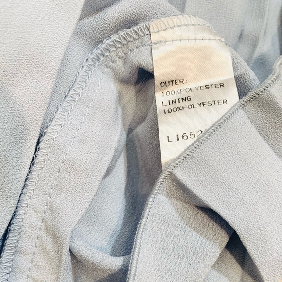 Little Mistress Baby Blue “Ellen” Crochet Lace Bardot Midaxi Dress - Picture 7 of 10